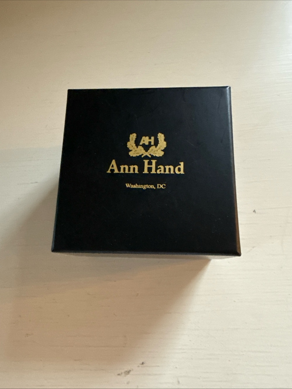 Ann Hand EMPTY Gift Box 3.5" x 3.5" x 2.5" – Washington DC Designer